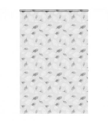 vidaXL Shower Roller Blind with Cassette 160x240 cm Fabric Width 156 cm — Colour: leaves, Size: 160 x 240 cm