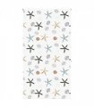 vidaXL Shower Roller Blind 130x240 cm Fabric Width 126 cm — Colour: shellfish, Size: 130 x 240 cm, Model: without cassette