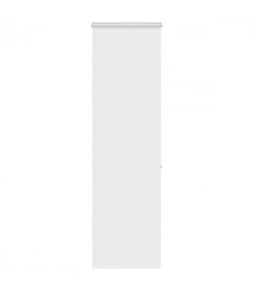 vidaXL Shower Roller Blind with Cassette 60x240 cm Fabric Width 56 cm — Colour: white, Size: 60 x 240 cm