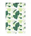 vidaXL Shower Roller Blind with Cassette 150x240 cm Fabric Width 146 cm — Colour: green leaves, Size: 150 x 240 cm