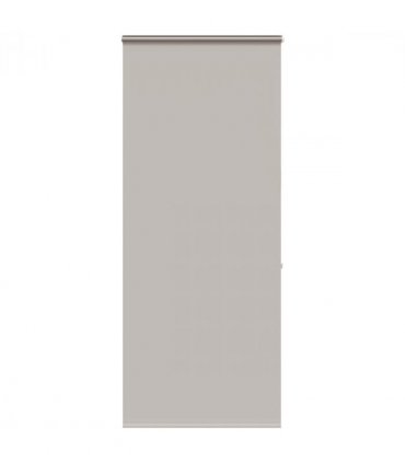 vidaXL Shower Roller Blind with Cassette 90x240 cm Fabric Width 86 cm — Colour: light grey, Size: 90 x 240 cm