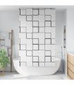 vidaXL Shower Roller Blind 140x240 cm Fabric Width 136 cm — Colour: square, Size: 140 x 240 cm, Model: without cassette