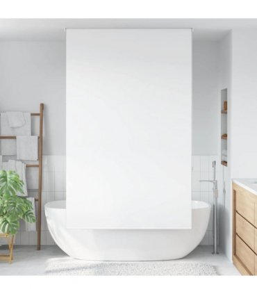 vidaXL Shower Roller Blind 130x240 cm Fabric Width 126 cm — Colour: white, Size: 130 x 240 cm, Model: without cassette