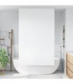 vidaXL Shower Roller Blind 130x240 cm Fabric Width 126 cm — Colour: white, Size: 130 x 240 cm, Model: without cassette