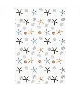 vidaXL Shower Roller Blind 150x240 cm Fabric Width 146 cm — Colour: shellfish, Size: 150 x 240 cm, Model: without cassette