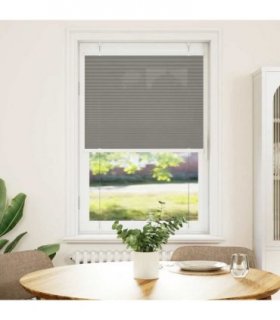 vidaXL Pleated Blind Anthracite 70x100 cm Fabric Width 69.4 cm Polyester — Size: 70 x 100 cm