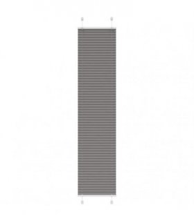 vidaXL Pleated Blind Anthracite 45x200 cm Fabric Width 44.4 cm Polyester — Size: 45 x 200 cm