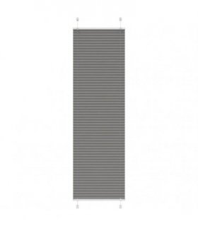 vidaXL Pleated Blind Anthracite 55x200 cm Fabric Width 54.4 cm Polyester — Size: 55 x 200 cm