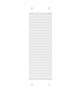 vidaXL Pleated Blind White 45x100 cm Fabric Width 44.4 cm Polyester — Size: 45 x 100 cm
