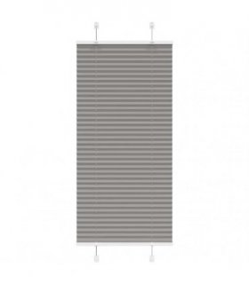 vidaXL Pleated Blind Anthracite 60x150 cm Fabric Width 59.4 cm Polyester — Size: 60 x 150 cm