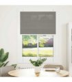 vidaXL Pleated Blind Anthracite 85x100 cm Fabric Width 84.4 cm Polyester — Size: 85 x 100 cm