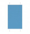 vidaXL Pleated Blind Blue 75x150 cm Fabric Width 74.4 cm Polyester — Size: 75 x 150 cm