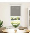 vidaXL Pleated Blind Anthracite 60x100 cm Fabric Width 59.4 cm Polyester — Size: 60 x 100 cm