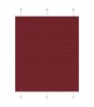 vidaXL Pleated Blind Bordeaux Red 110x100 cm Fabric Width 109.4 cm Polyester — Size: 110 x 100 cm