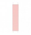 vidaXL Pleated Blind Pink 50x200 cm Fabric Width 49.4 cm Polyester — Size: 50 x 200 cm