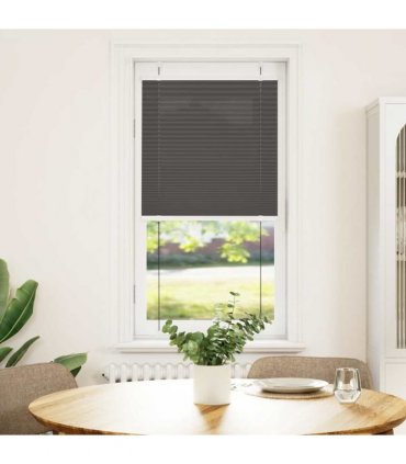 vidaXL Pleated Blind Black 60x100 cm Fabric Width 59.4 cm Polyester — Size: 60 x 100 cm
