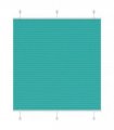 vidaXL Pleated Blind Petrol Green 115x150 cm Fabric Width 114.4 cm Polyester — Size: 115 x 150 cm