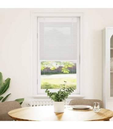 vidaXL Pleated Blind Light Grey 60x100 cm Fabric Width 59.4 cm Polyester — Size: 60 x 100 cm