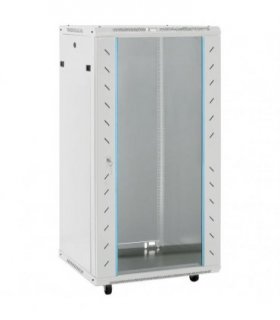 vidaXL 22U Network Cabinet 19" IP20 Grey 60x60x120 cm — Size: 60 x 60 x 120 cm