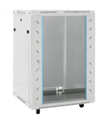 vidaXL 15U Network Cabinet 19" IP20 Grey 60x45x86 cm — Size: 60 x 45 x 86 cm