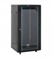 vidaXL 22U Network Cabinet 19" IP20 Black 60x60x120 cm — Size: 60 x 60 x 120 cm