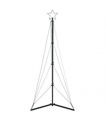 vidaXL LED Christmas Tree 363 LEDs Cold White 182 cm