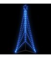 vidaXL LED Christmas Tree 363 LEDs Blue 182 cm