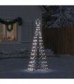 vidaXL LED Christmas Tree 200 LEDs Cold White 180 cm