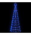 vidaXL LED Christmas Tree 200 LEDs Blue 180 cm