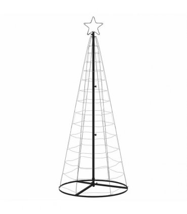 vidaXL LED Christmas Tree 200 LEDs Blue 180 cm