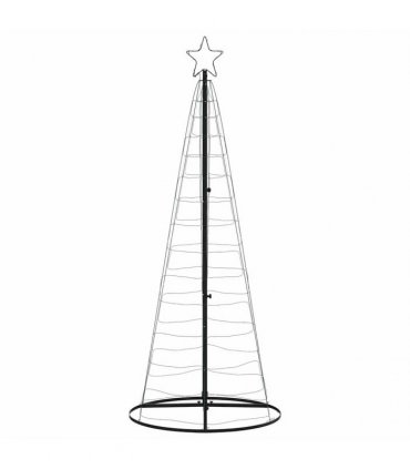 vidaXL LED Christmas Tree 200 LEDs Blue 180 cm