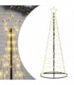 vidaXL LED Christmas Tree 200 LEDs Warm White 180 cm