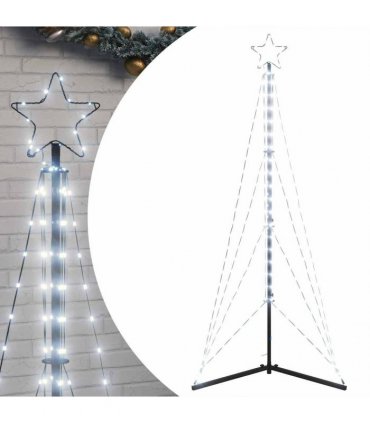 vidaXL LED Christmas Tree 363 LEDs Cold White 182 cm — V0671989764