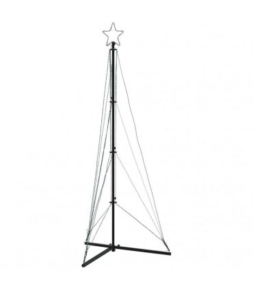 vidaXL LED Christmas Tree 363 LEDs Cold White 182 cm — V0671989764