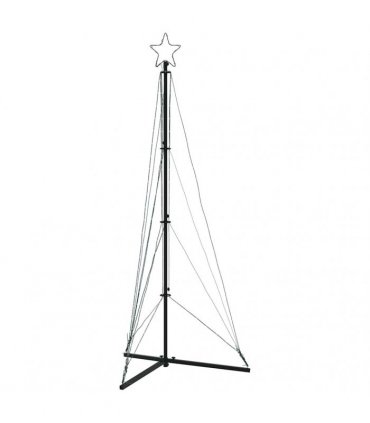 vidaXL LED Christmas Tree 363 LEDs Warm White 182 cm — V0671989765