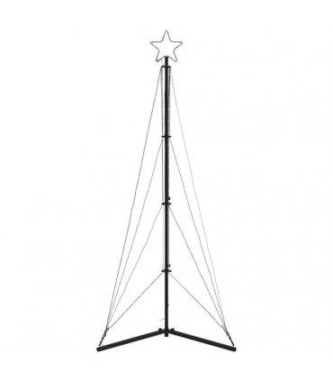 vidaXL LED Christmas Tree 363 LEDs Warm White 182 cm — V0671989765
