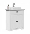 vidaXL Bathroom Sink Cabinet BODO White 70x35x80 cm
