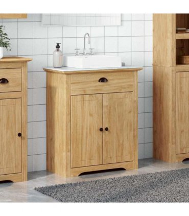 vidaXL Bathroom Cabinet with Storage BODO Honey Brown 70 x 35 x 80 cm