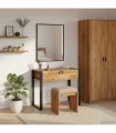 vidaXL Bedroom Dressing Tables Brown 90 x 50 x 75 cm Solid Acacia wood