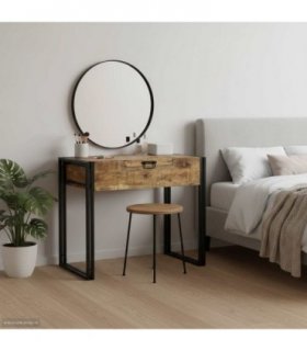 vidaXL Bedroom Dressing Tables Brown 90 x 50 x 75 cm Solid Mango wood