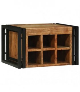 vidaXL Wine Rack 2 pcs 46 x 35 x 27.5 cm Solid Acacia Wood