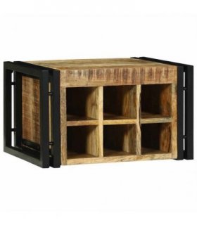 vidaXL Wine Rack 2 pcs 46 x 35 x 27.5 cm Solid Mango Wood