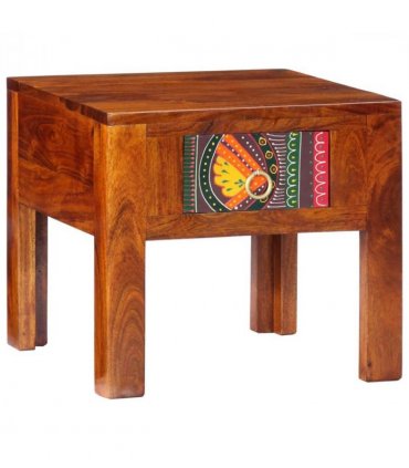 vidaXL Bedside Cabinet 40x40x36 cm Solid Wood Acacia — Size: 40 x 40 x 36 cm