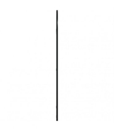 vidaXL Wall Mirror Black 50x100 cm Arch Iron — Size: 50 x 100 cm