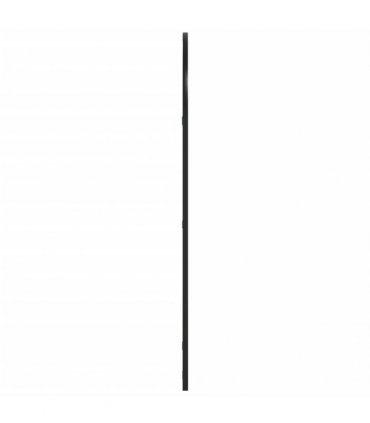 vidaXL Wall Mirror Black 60x100 cm Arch Iron — Size: 60 x 100 cm