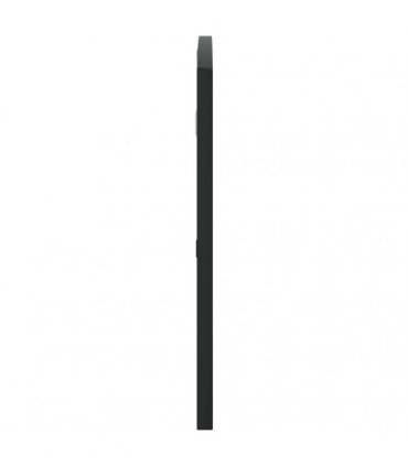 vidaXL Wall Mirror Black 80x40 cm Arch Iron — Size: 80 x 40 cm