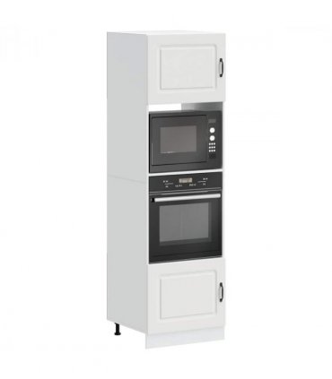 vidaXL Oven Cabinets 2 pcs Kalmar White Engineered Wood — Model: 1x oven cabinet 60 cm wide 207 cm high