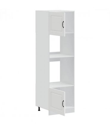 vidaXL Oven Cabinets 2 pcs Kalmar White Engineered Wood — Model: 1x oven cabinet 60 cm wide 207 cm high