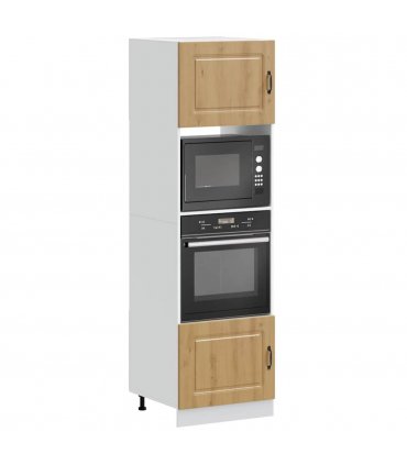 vidaXL Oven Cabinets 2 pcs Kalmar Artisan Oak Engineered Wood — Model: 1x oven cabinet 60 cm wide 207 cm high
