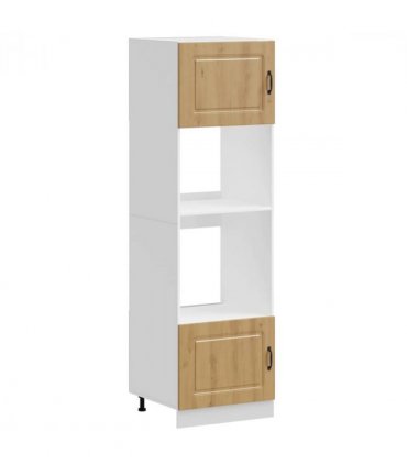 vidaXL Oven Cabinets 2 pcs Kalmar Artisan Oak Engineered Wood — Model: 1x oven cabinet 60 cm wide 207 cm high
